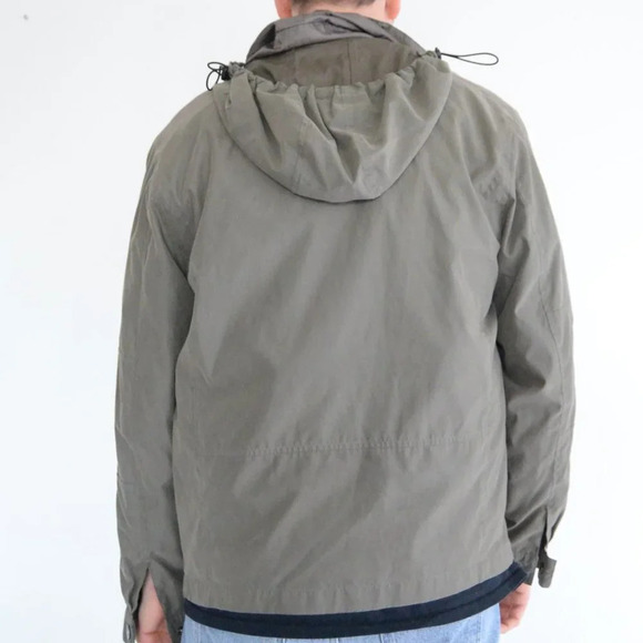 Vintage London Fog Olive  Green Zip Up Windbreaker Jacket S - Picture 3 of 13